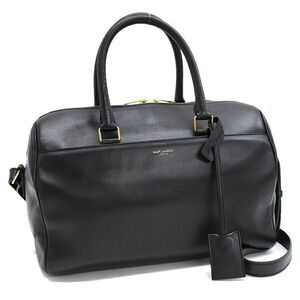 Saint Laurent Classic Baby Duffle bag black leather